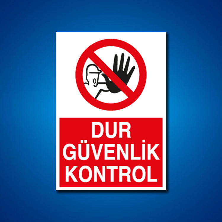 Giriş-Çıkış İş Güvenliği Etiketleri
