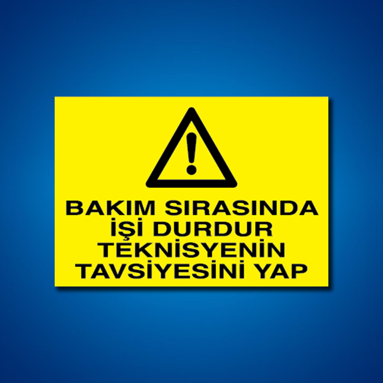 Bakım Arıza Ayar Ve Yağlama Etiketleri