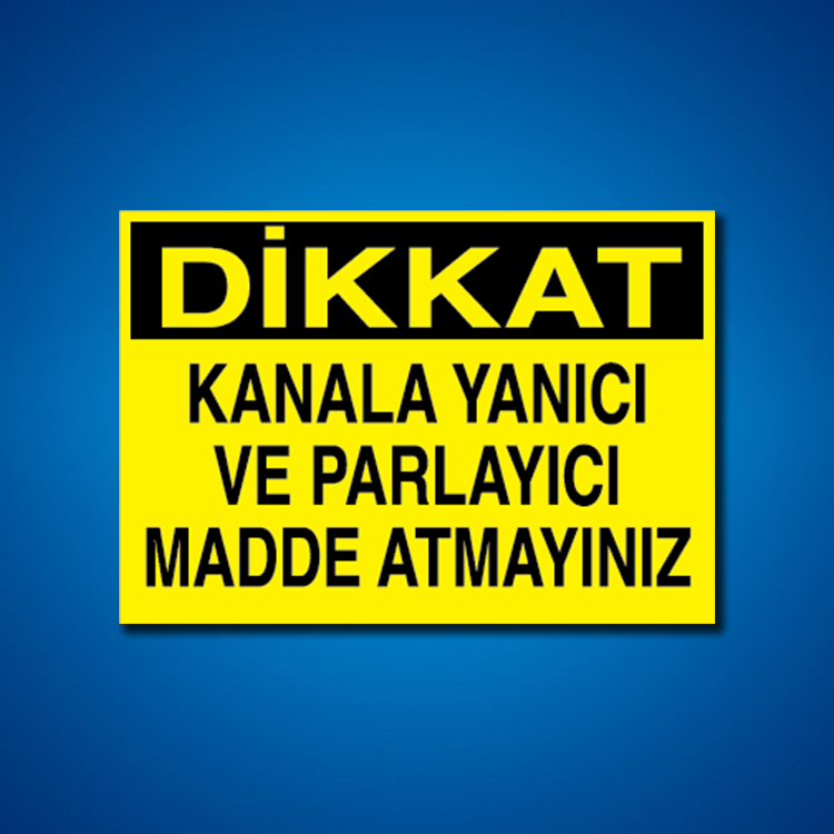 Yanıcı-parlayıcı İş Güveniği Etiketleri