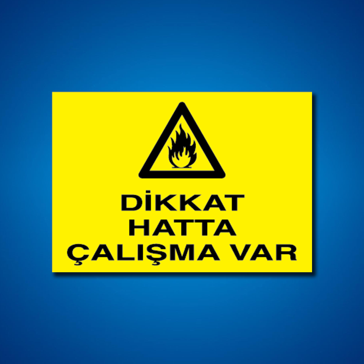 Doğal Gaz İş Güvenliği Etiketleri
