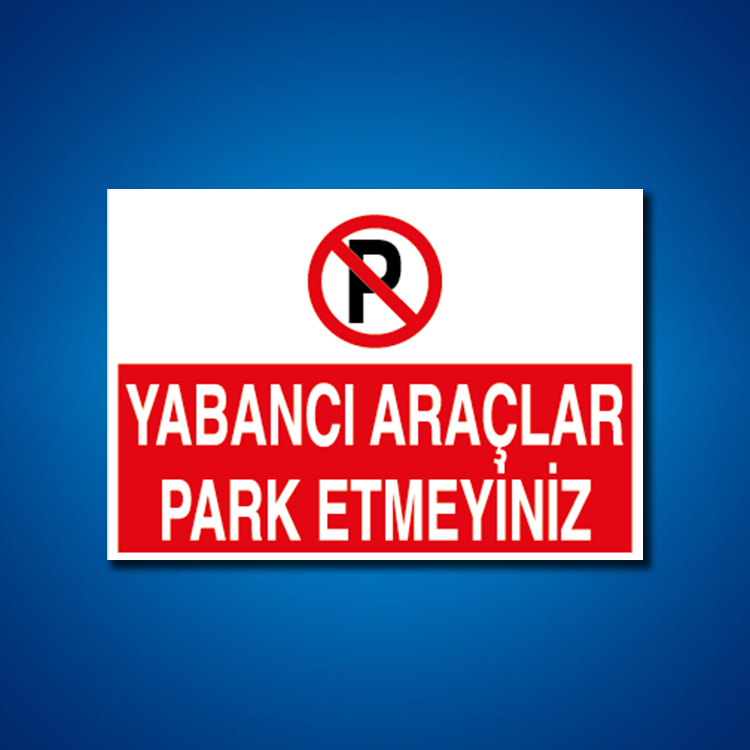 Park İş Güvenliği Etiketleri