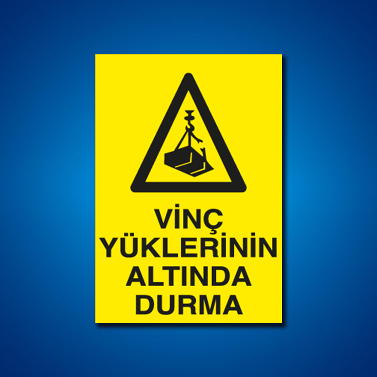 Vinç İş Güvenliği Etiketleri