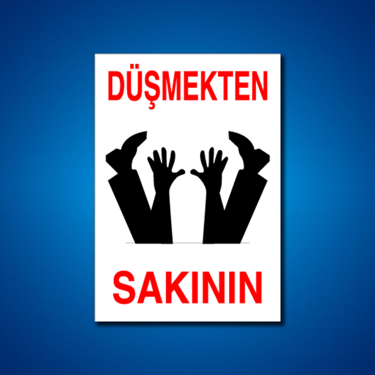 Emniyet Kemeri İş Güvenliği Etiketleri