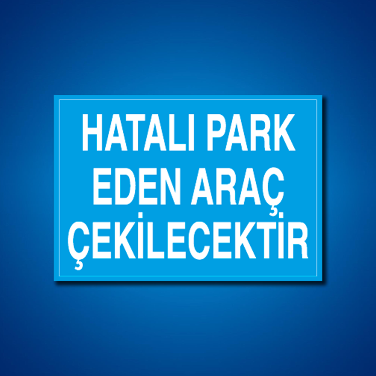 Park İş Güvenliği Etiketleri