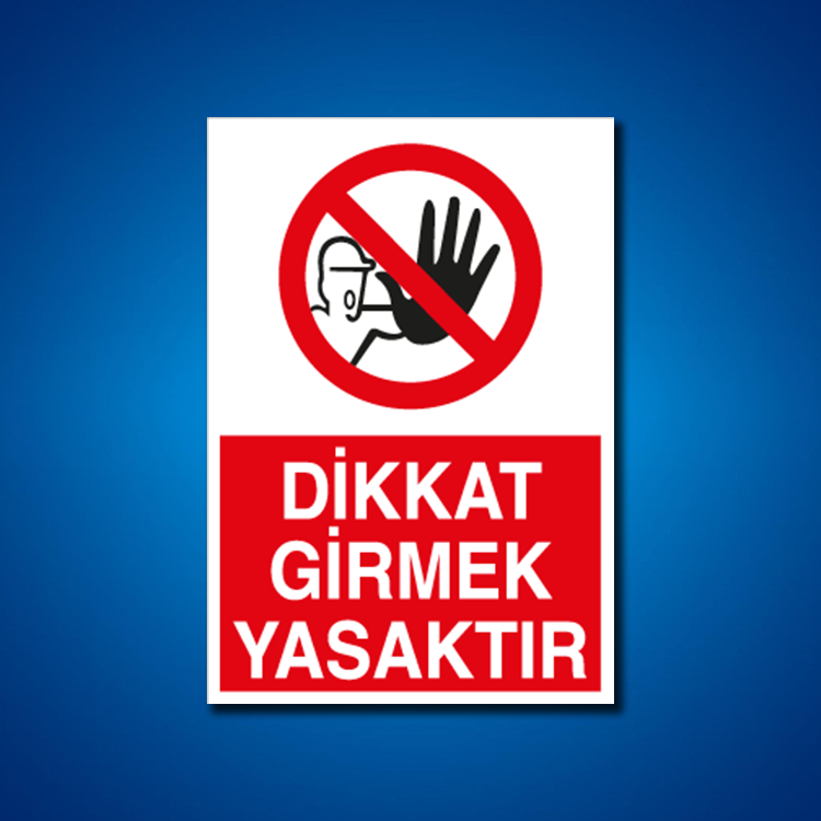 Giriş-Çıkış İş Güvenliği Etiketleri