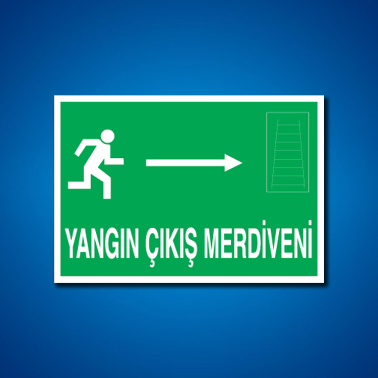 Yangın Çıkışı Etiketleri