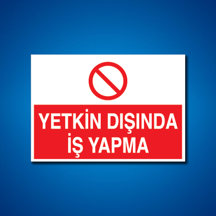 Vazife-Görev-Yetki İş Güvenliği Etiketleri