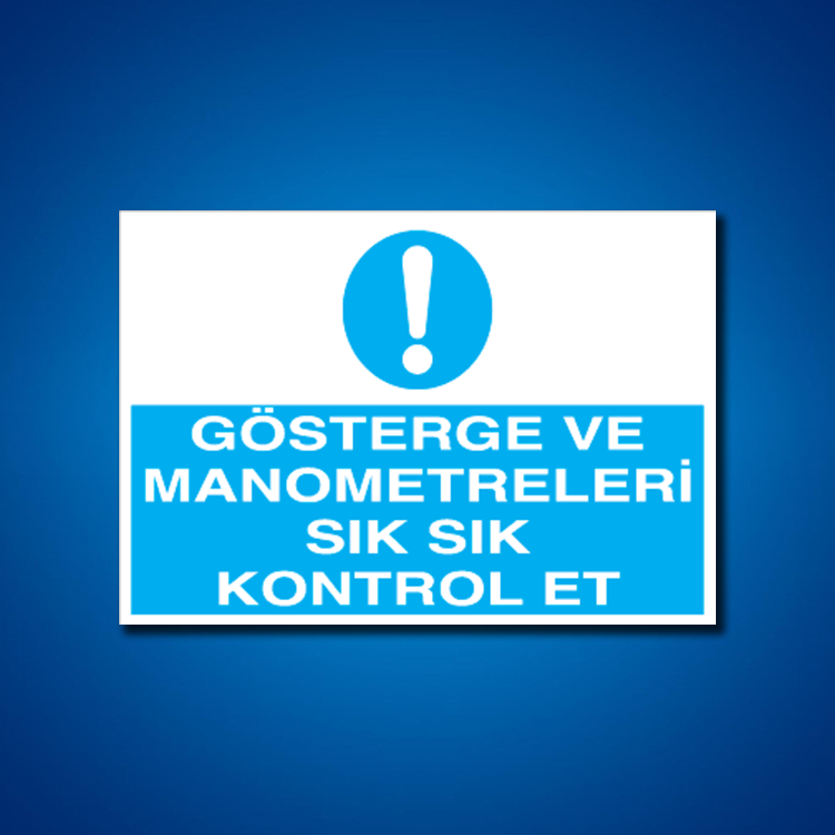 Makine İş Güvenliği Etiketleri