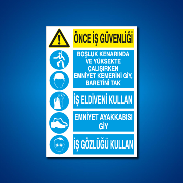 Ekipman İş Güvenliği Etiketleri