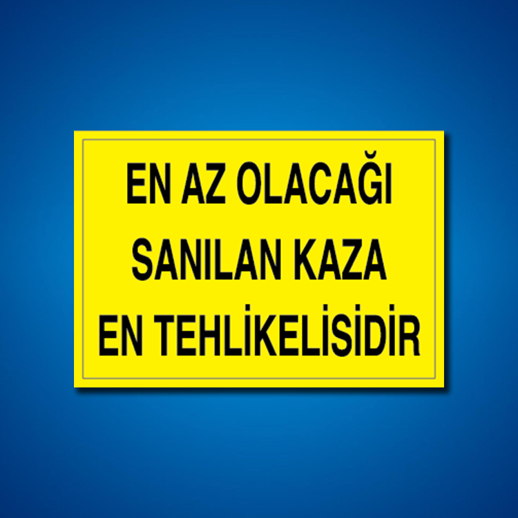 İş Kazası İş Güvenliği Etiketleri