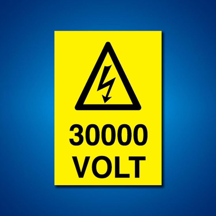 Voltaj İş Güvenliği Etiketleri
