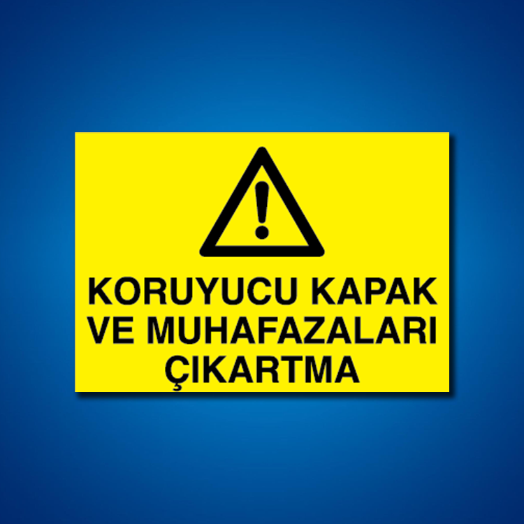 Makine İş Güvenliği Etiketleri