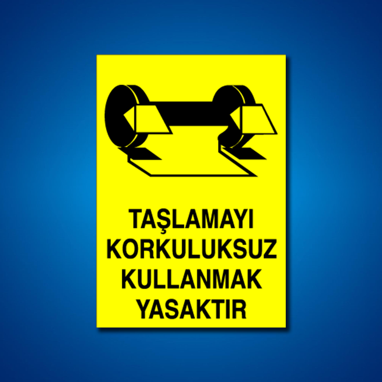 Göz Koruma İş Güvenliği Etiketleri