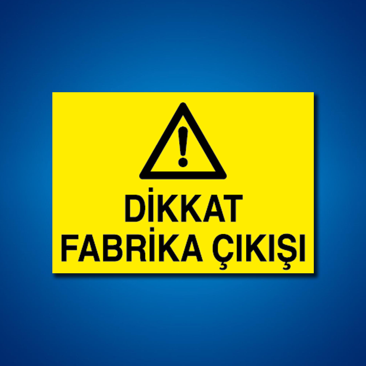 Şoför Araç Kantar Yaya İş Güvenliği Etiketleri