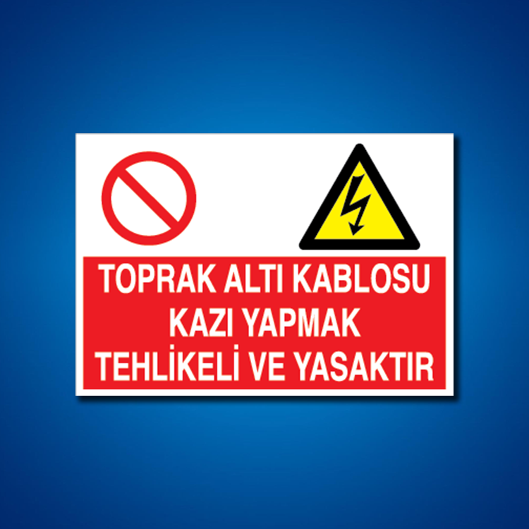 Kablo İş Güvenliği Etiketleri
