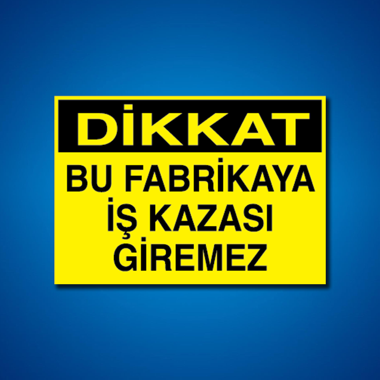 İş Kazası İş Güvenliği Etiketleri