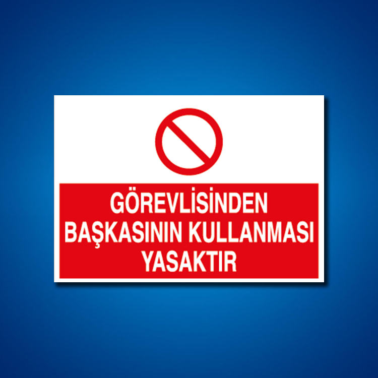 Makine İş Güvenliği Etiketleri