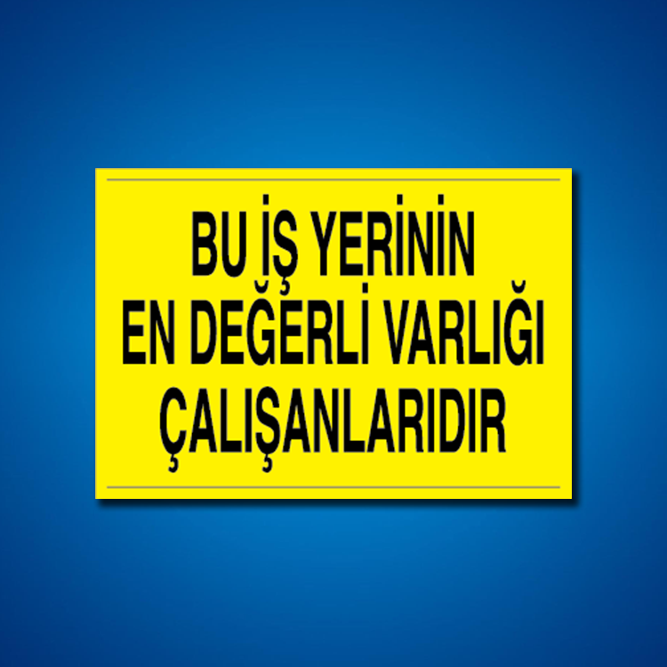 İşyeri Fabrika İş Güvenliği Etiketleri