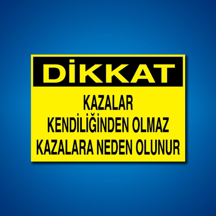 İş Kazası İş Güvenliği Etiketleri