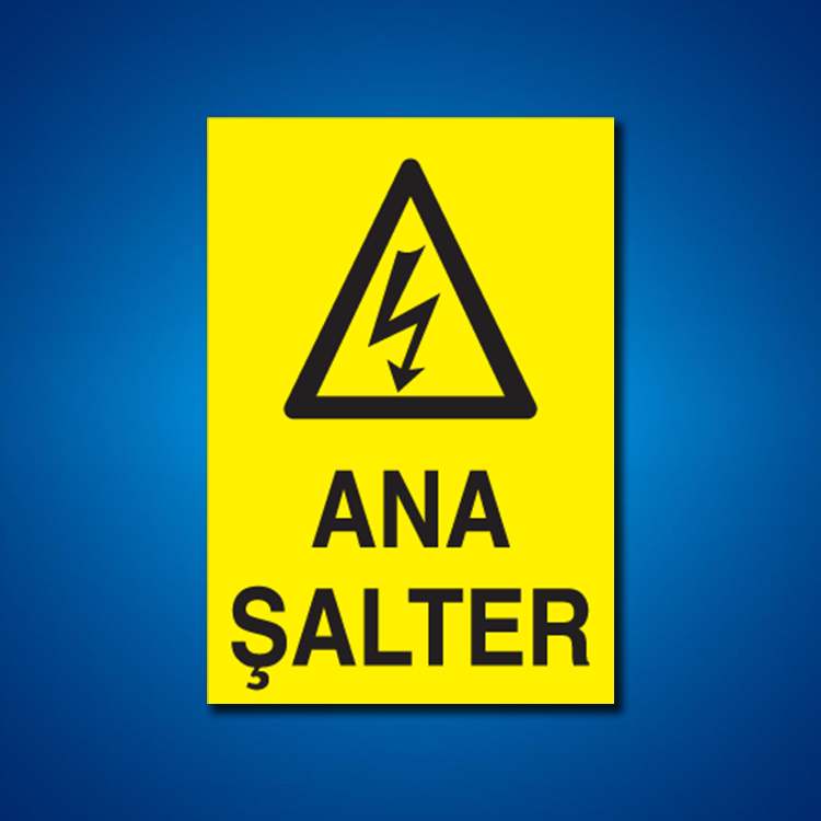 Şalter İş Güvenliği Etiketleri