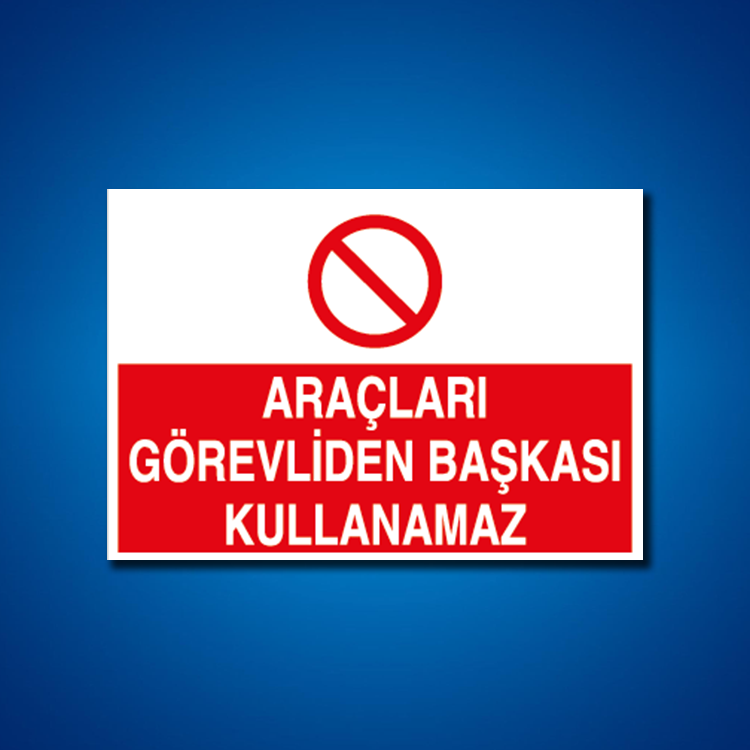 Şoför Araç Kantar Yaya İş Güvenliği Etiketleri