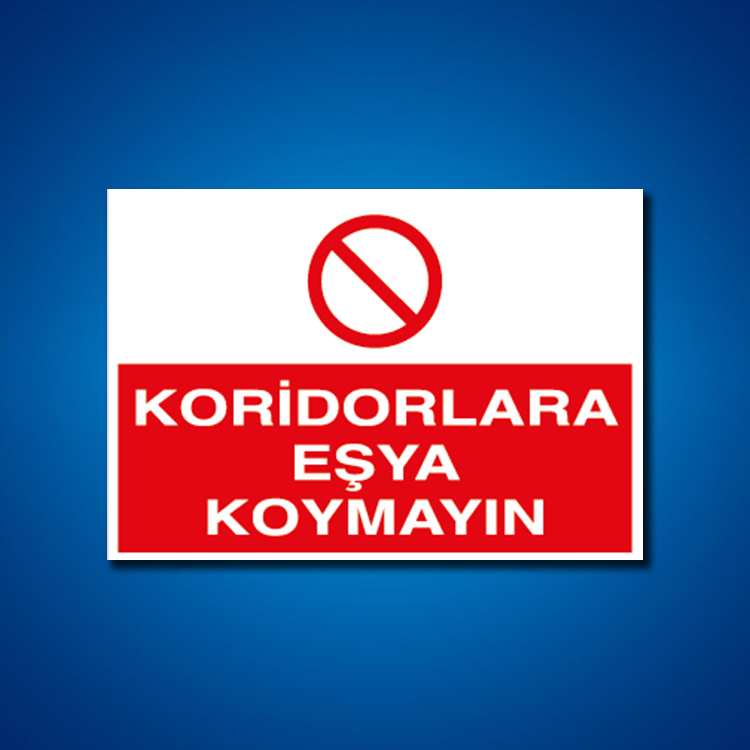 Yasaklama İş Güvenliği Etiketleri