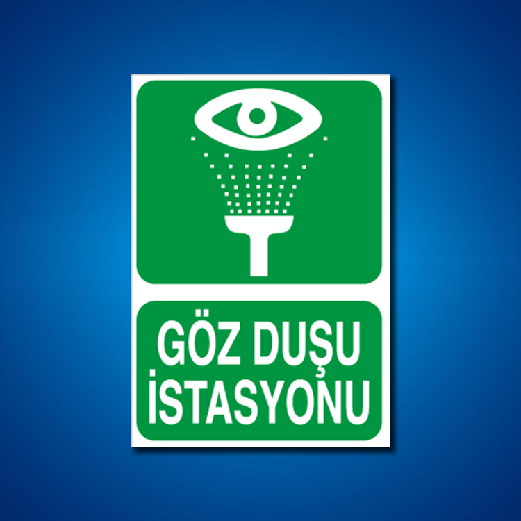 Duş İş Güvenliği Etiketleri