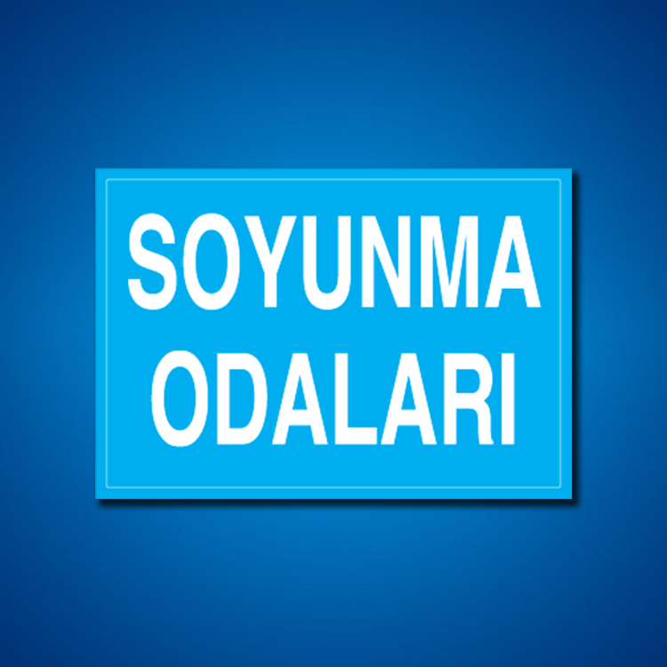 Soyunma Odaları İş Güvenliği Etiketleri