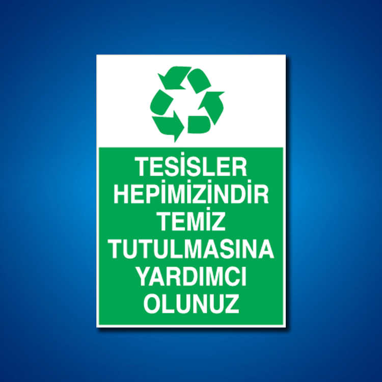 Geri Dönüşüm İş Güvenliği Etiketleri