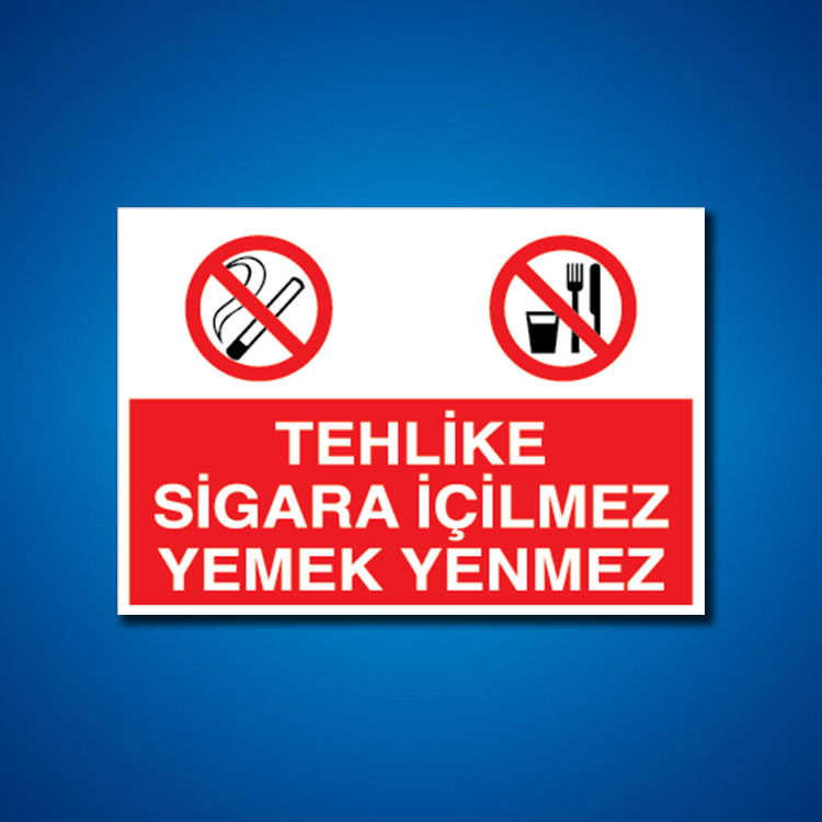 Sigara İş Güvenliği Etiketleri