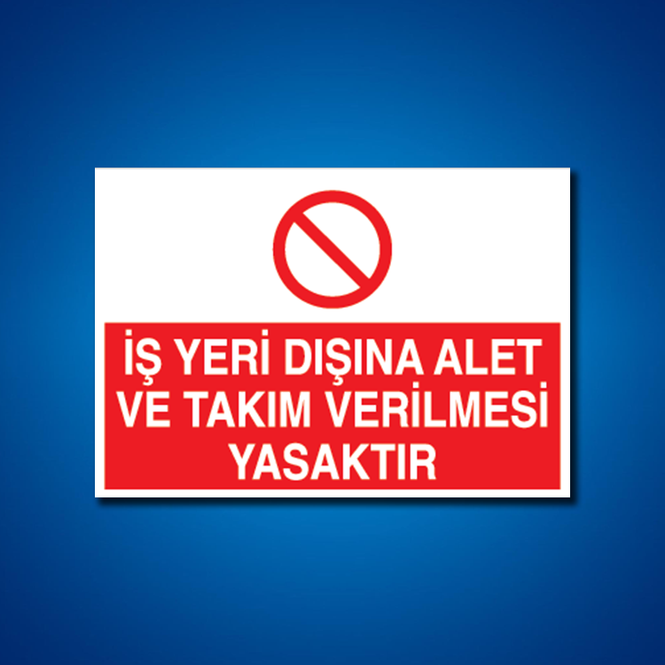 Alet-Tezgah-Malzeme Etiketleri