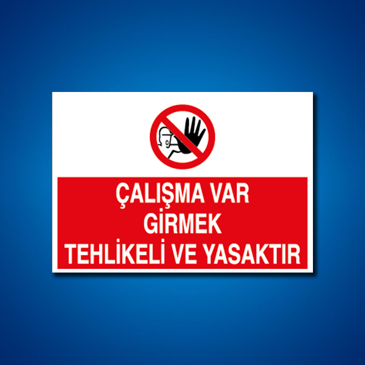 Giriş-Çıkış İş Güvenliği Etiketleri