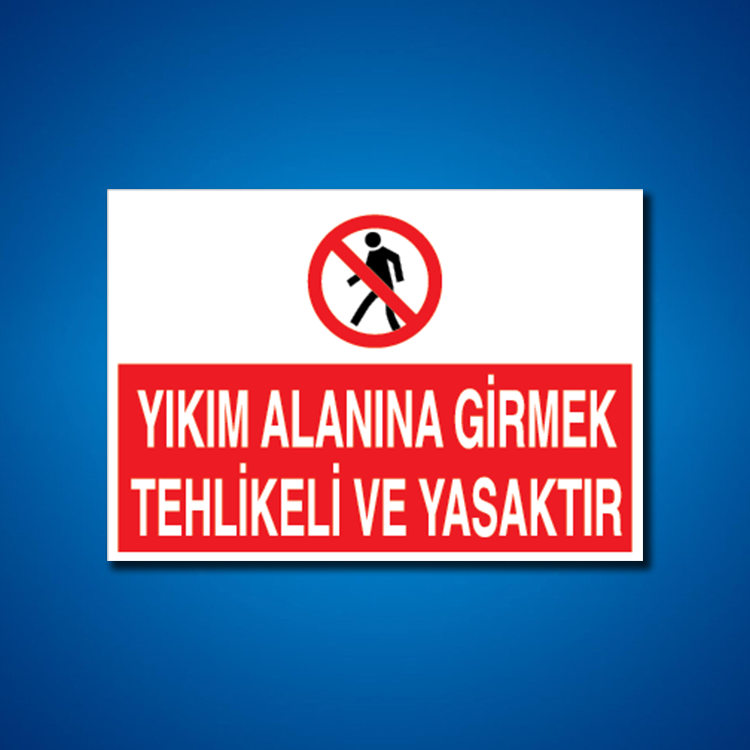 İnşaat İş Güvenliği Etiketleri