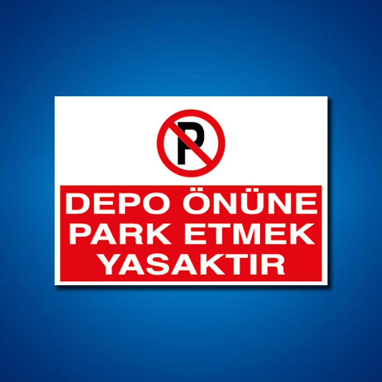 Park İş Güvenliği Etiketleri