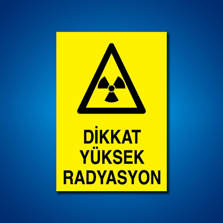 Radyason Lazer Işın İş Güvenliği Etiketleri