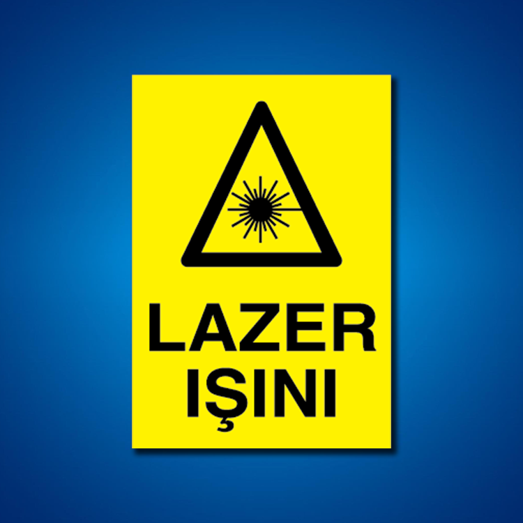 Radyason Lazer Işın İş Güvenliği Etiketleri