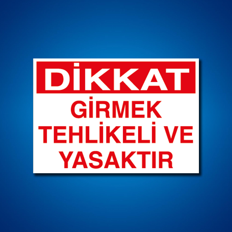 Giriş-Çıkış İş Güvenliği Etiketleri