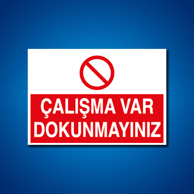 Makine İş Güvenliği Etiketleri