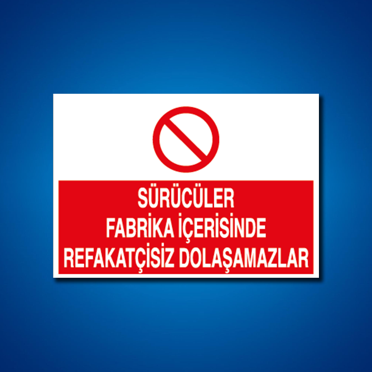 Şoför Araç Kantar Yaya İş Güvenliği Etiketleri