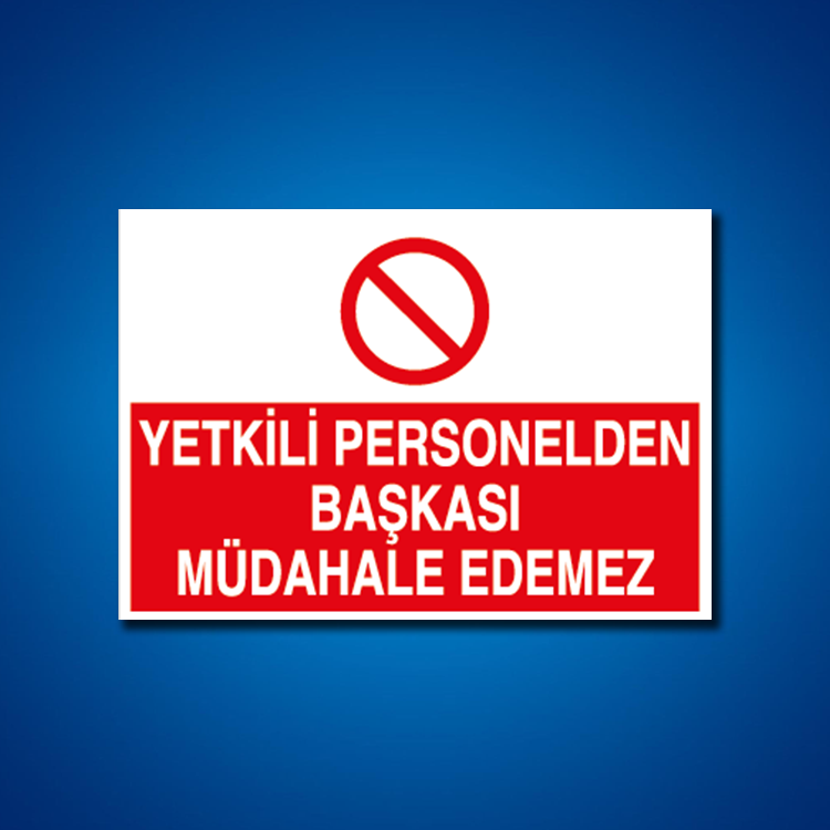 Makine İş Güvenliği Etiketleri