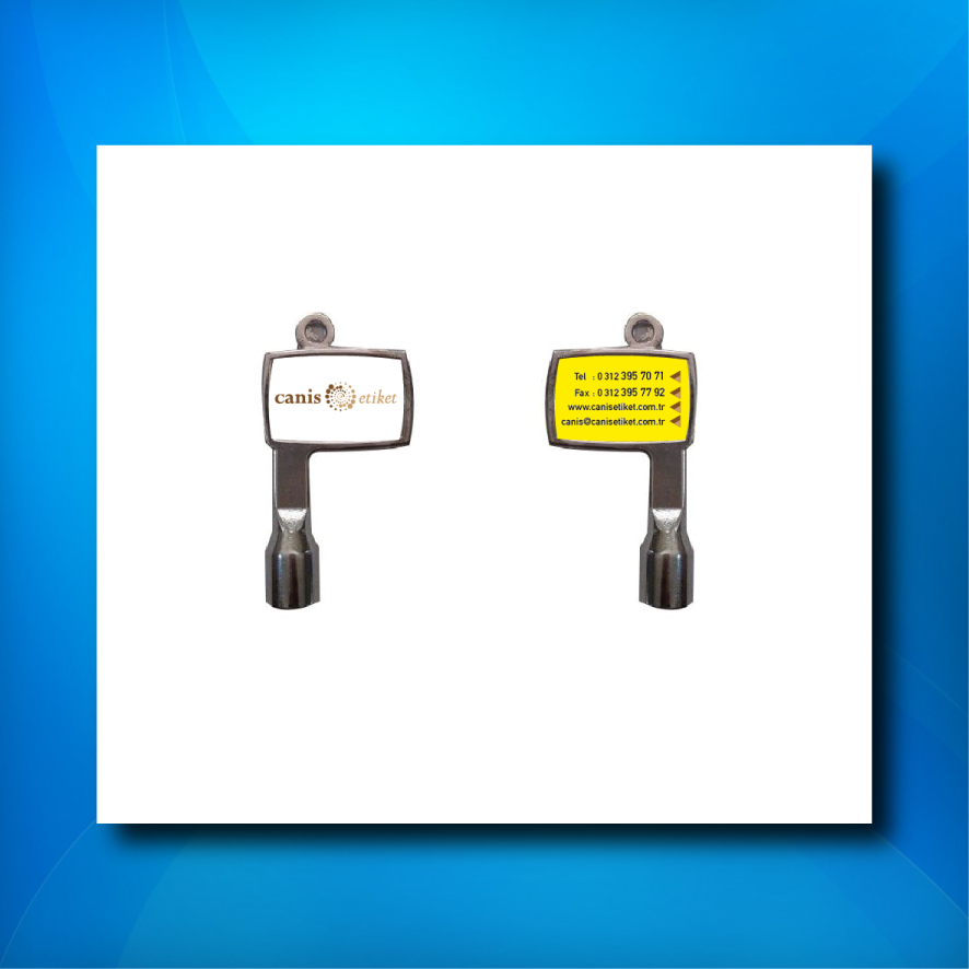Asansör Anahtarı İçin Etiket