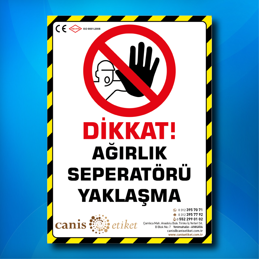 Asansör Risk Analizi Etiketi