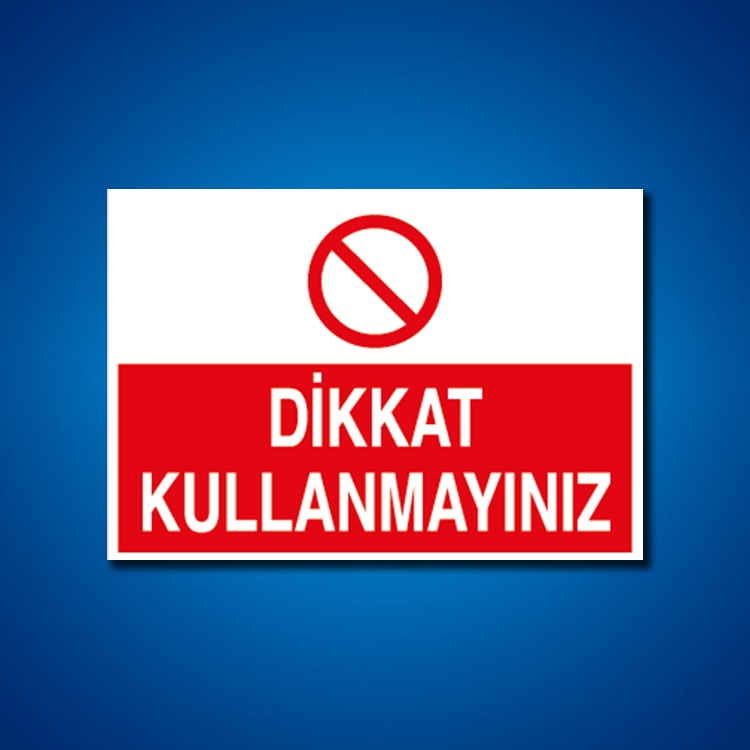 Makine İş Güvenliği Etiketleri