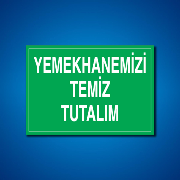 Temizlik-Düzen İş Güvenliği Etiketleri