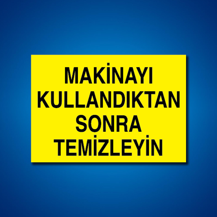 Bakım Arıza Ayar Ve Yağlama Etiketleri