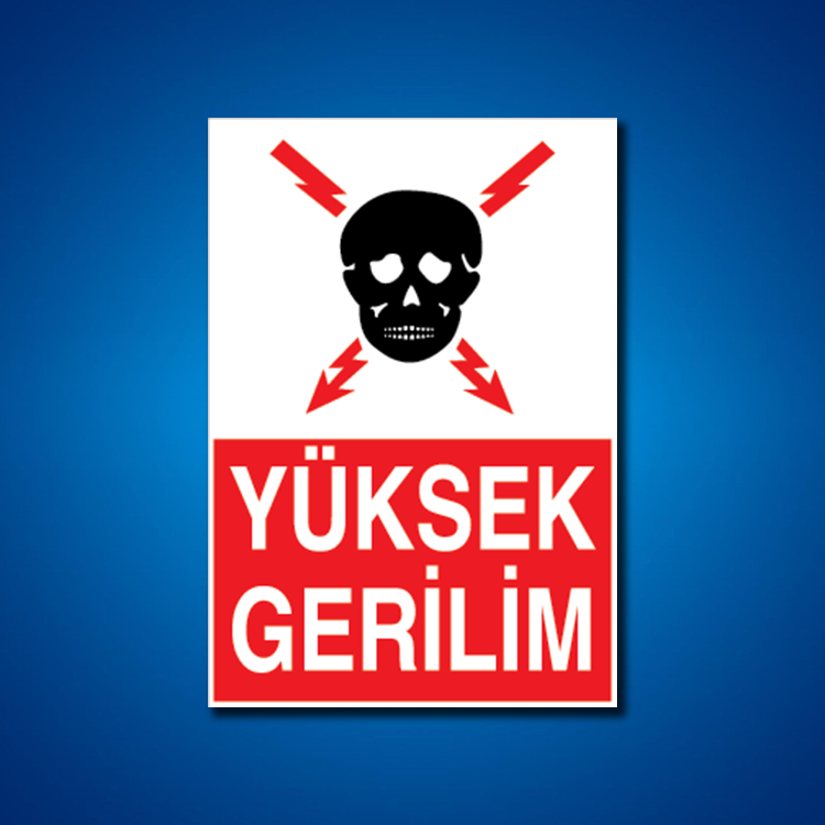 Elektrik İş Güvenliği Etiketleri