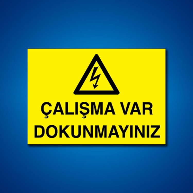 Elektrik İş Güvenliği Etiketleri