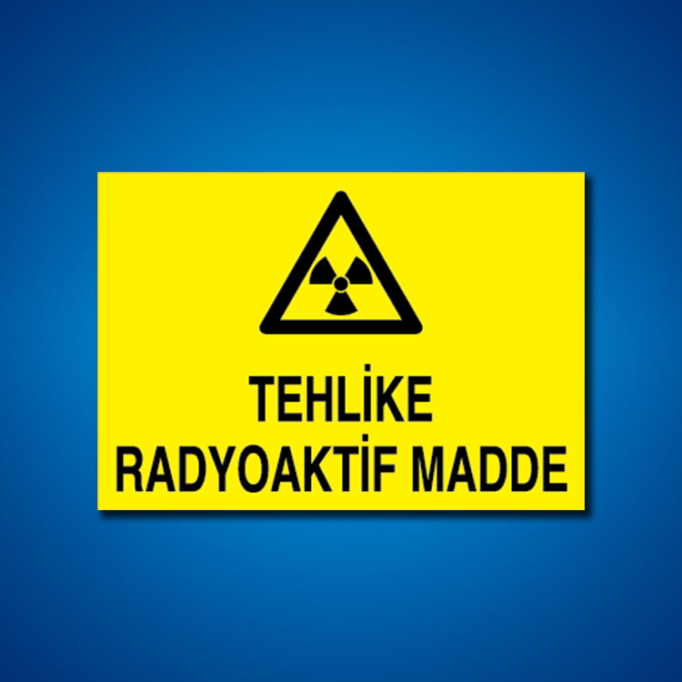 Radyason Lazer Işın İş Güvenliği Etiketleri