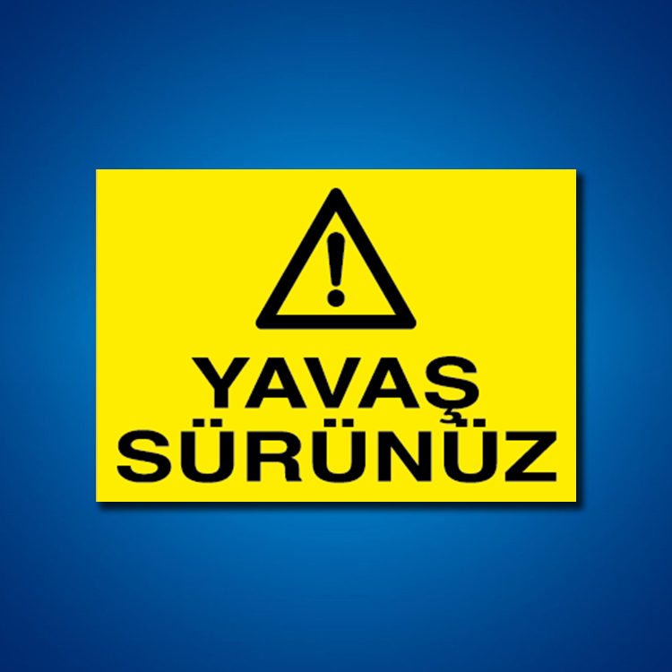 Şoför Araç Kantar Yaya İş Güvenliği Etiketleri