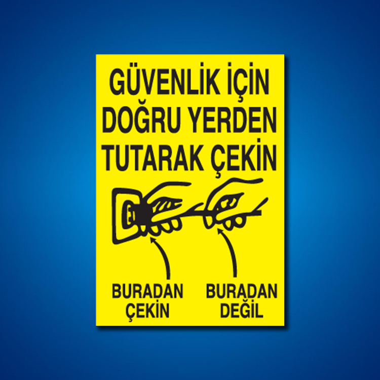 Kablo İş Güvenliği Etiketleri